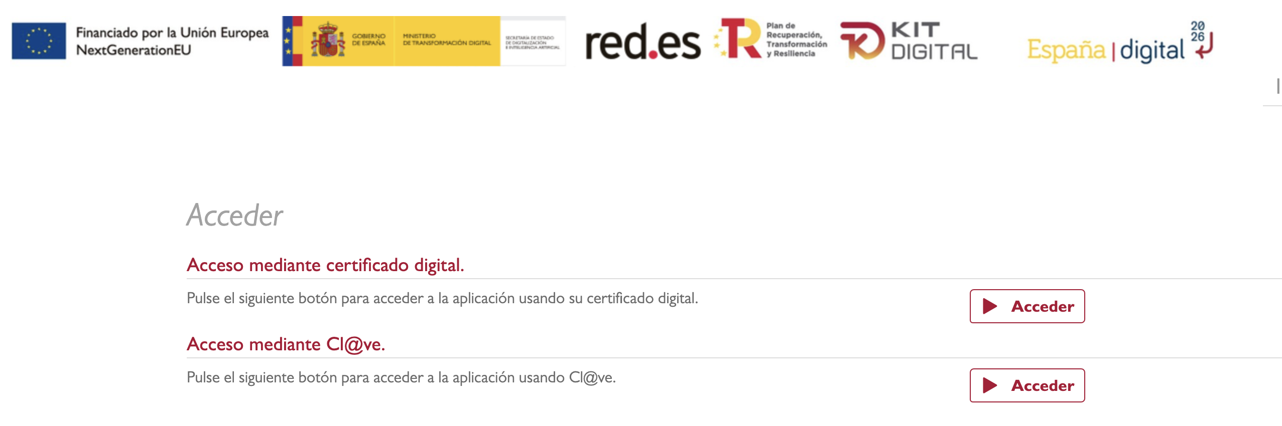 Desistimiento del Kit Digital