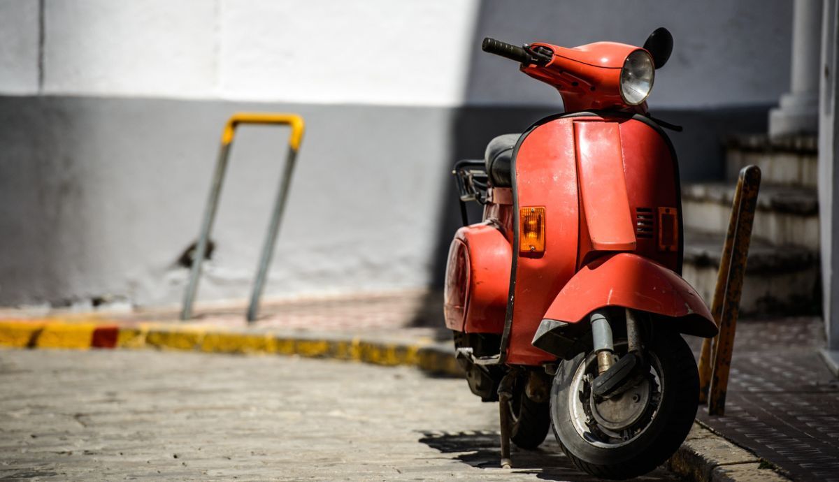 Baja temporal de moto